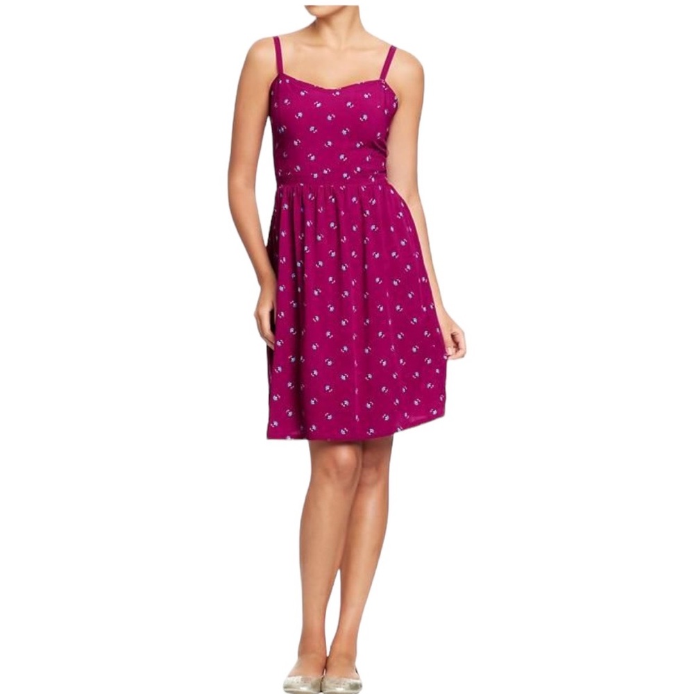 Old Navy Purple Floral Dress